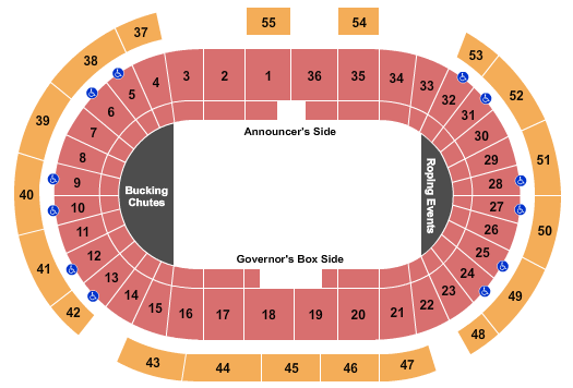 New Holland Arena at Pennsylvania Farm Show Complex Rodeo Seating Chart