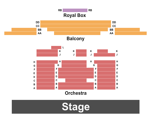 New London Barn Playhouse Endstage Seating Chart