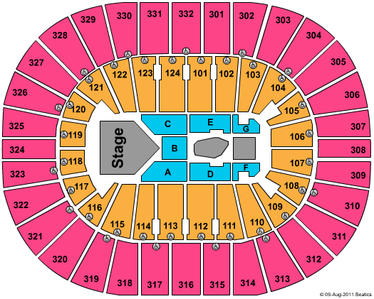 Smoothie King Center Watch the Throne Seating Chart