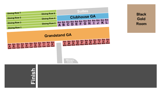 seating chart for New Orleans Fair Grounds - Horse Racing - eventticketscenter.com