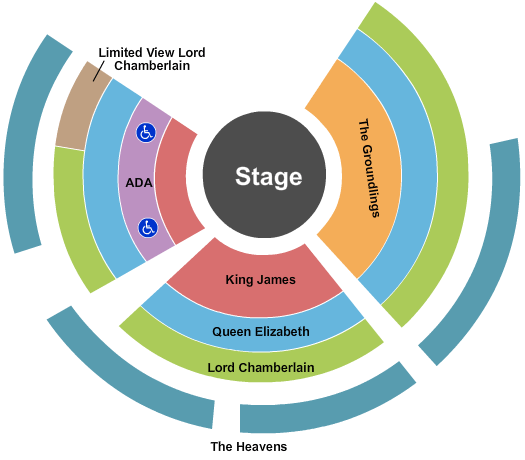 New Swan Theater End Stage Seating Chart