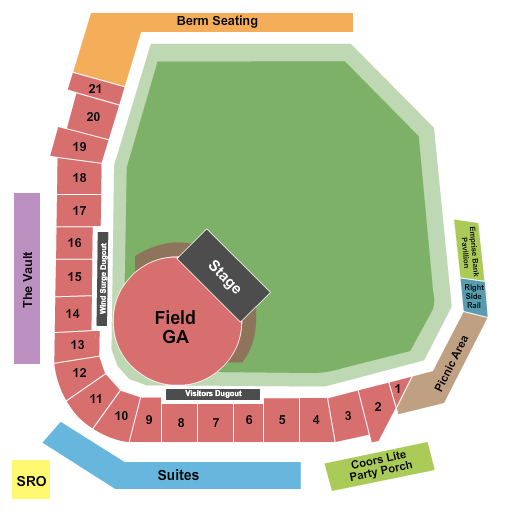 Equity Bank Park Seating Chart