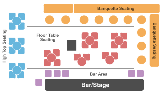 The Green Room at New World Stages Endstage Seating Chart