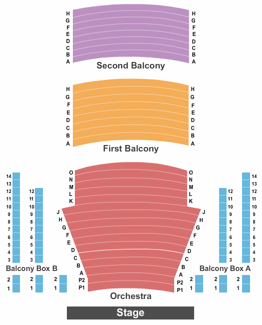 Newmark Theatre Seating Chart & Maps Portland