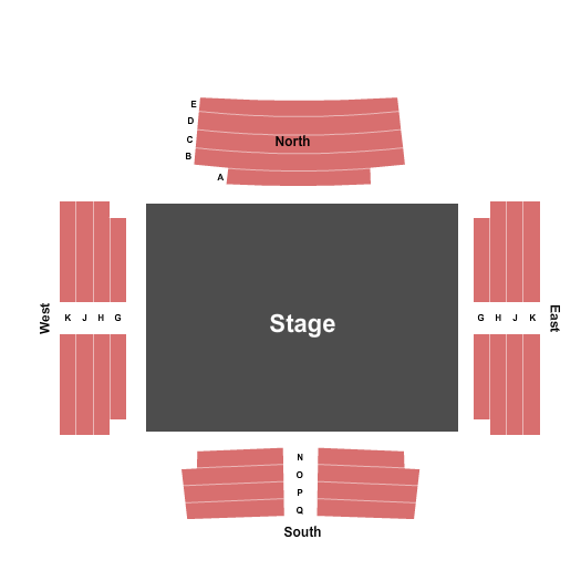 Newmont Stage at The BMO Theatre Centre Seating Map