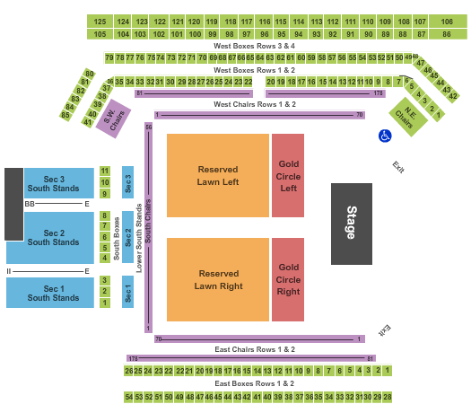 Hall Of Fame Concert Seating Chart