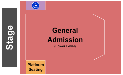 Newport Music Hall GA & Platinum Seating Chart