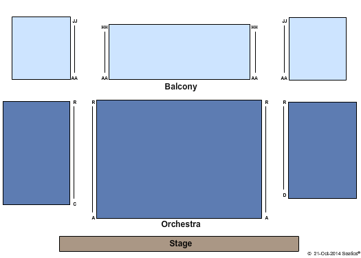 Newton Theatre End Stage Seating Chart