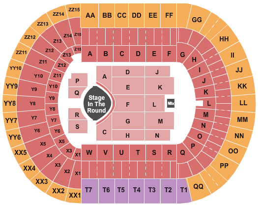 Neyland Stadium Garth Brooks Seating Chart