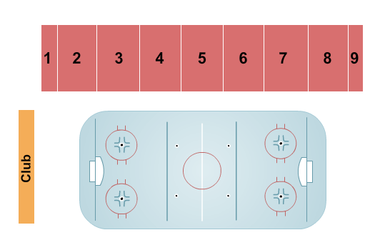 Niagara University Dwyer Arena Hockey Seating Chart