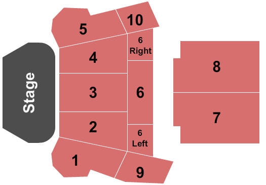 Nichols Concert Hall End Stage Seating Chart