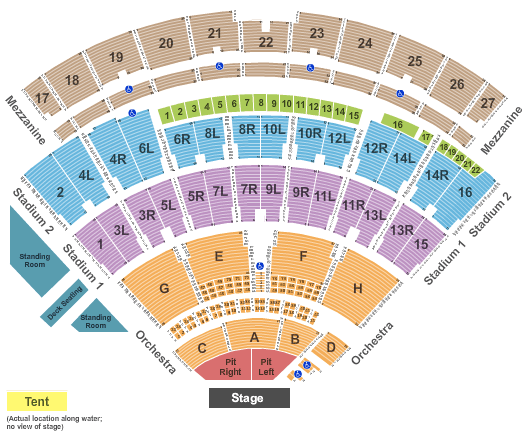 Northwell Health at Jones Beach Theater Jason Aldean Seating Chart