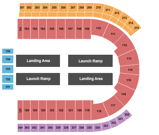 Nippert Stadium Nitro Circus Seating Chart