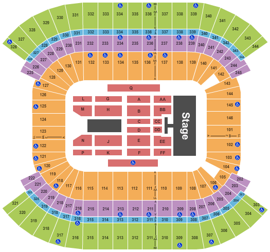 Nissan Stadium Nashville Seating Chart Taylor Swift