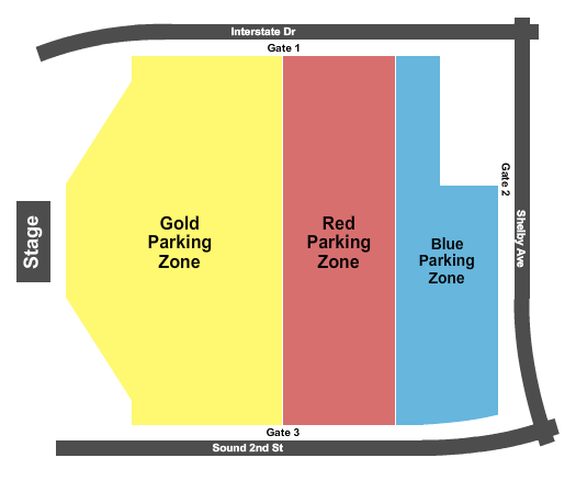 Nissan Stadium Parking Lots Parking Lot Zones Seating Chart