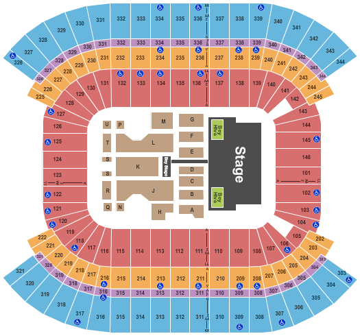 Nissan Stadium - Nashville Beyonce Seating Chart