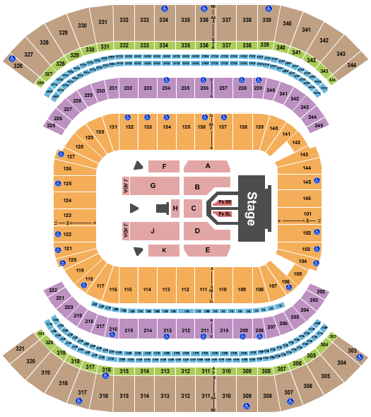 Nissan Stadium - Nashville Def Leppard Seating Chart