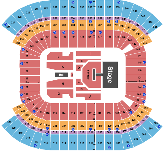 Nissan Stadium - Nashville Kenny Chesney Seating Chart