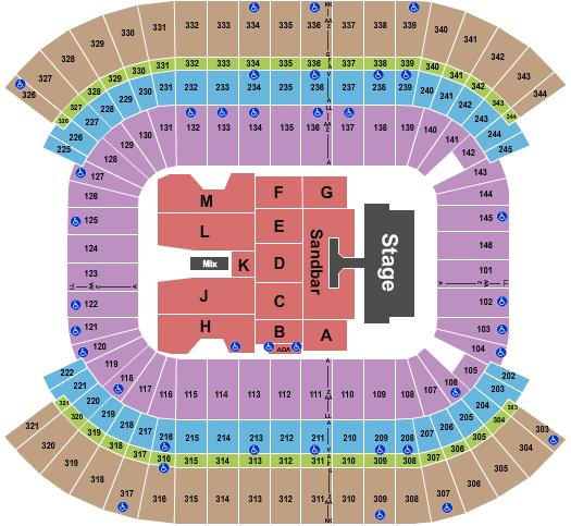 Chase Field Seating Chart Kenny Chesney