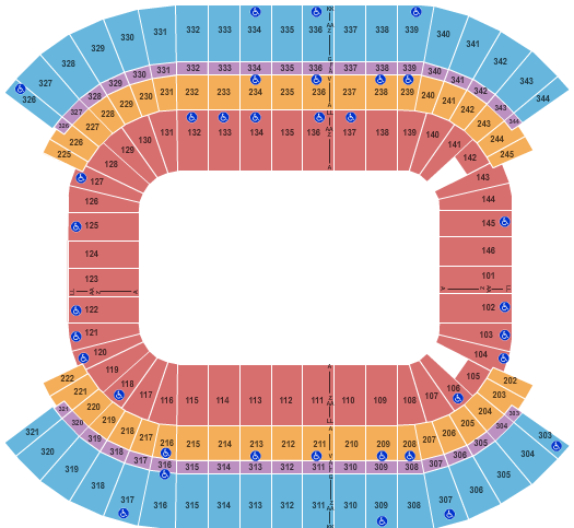 Eric Church Seating Chart Nissan Stadium