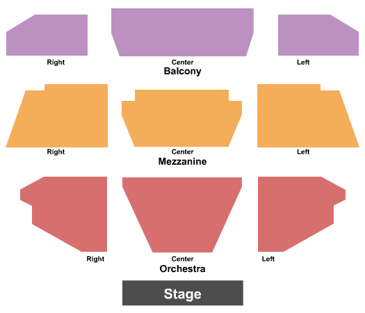 seating chart for Niswonger Performing Arts Center - Ohio - End Stage - eventticketscenter.com