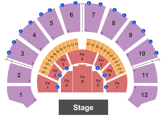 Detailed Seating Chart The Masonic San Francisco