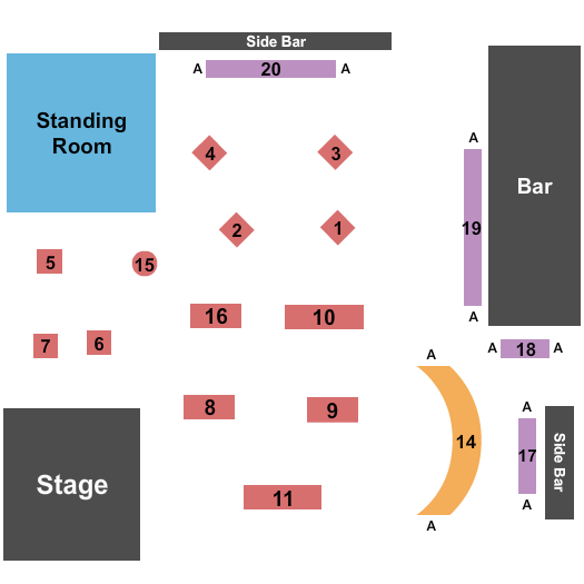 Nod Hill Brewery Endstage Tables Seating Chart