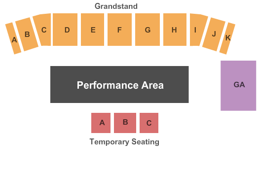 Nodak Speedway venue and seating information
