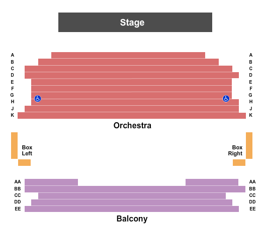 Palos Verdes Performing Arts - Norris Theatre Seating Chart