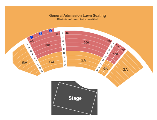 North Carolina Museum Of Art Endstage - GA Seating Chart