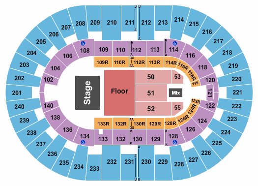 North Charleston Coliseum Billy Strings Seating Chart