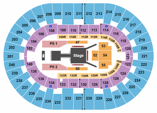 North Charleston Coliseum Fuerza Regida Seating Chart