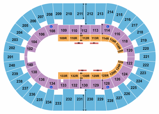 North Charleston Coliseum Jurassic World Seating Chart