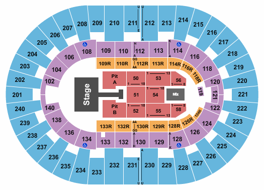 North Charleston Coliseum Kelsea Ballerini Seating Chart