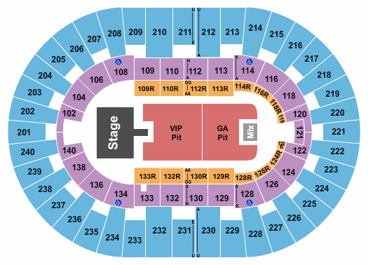 North Charleston Coliseum Koe Wetzel Seating Chart