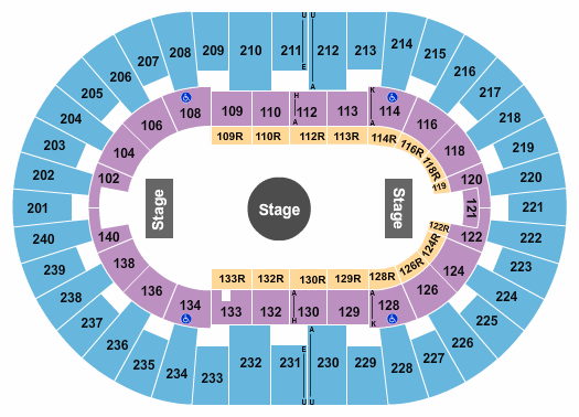 North Charleston Coliseum Ringling Bros Circus Seating Chart