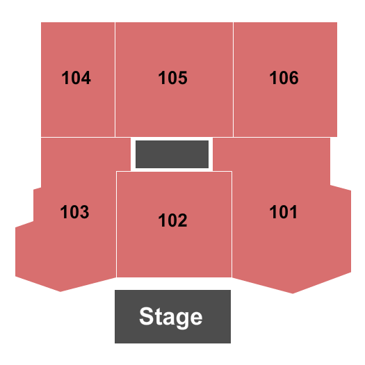 seating chart for Northern Lights Theatre At Potawatomi Casino - Endstage Reserved 2 - eventticketscenter.com