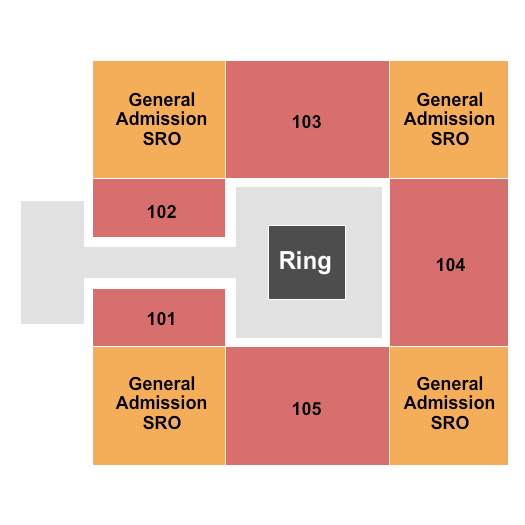 Northern Lights Theatre At Potawatomi Casino Wrestling Seating Chart