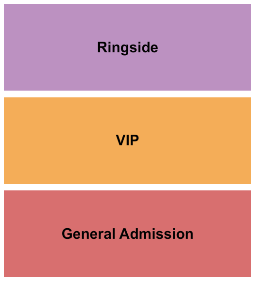 Northtown Mall GA/VIP/Ringside Seating Chart