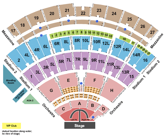 Northwell at Jones Beach Theater Brad Paisley Seating Chart