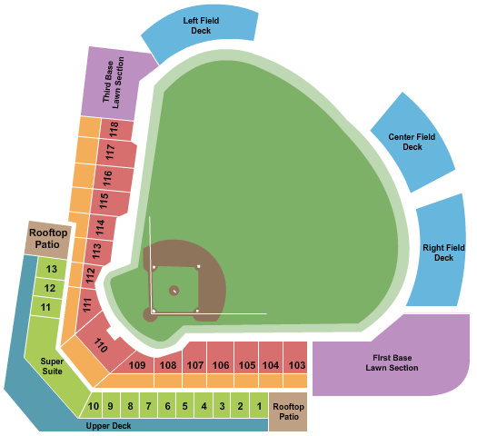 Northwestern Medicine Field Baseball Seating Chart