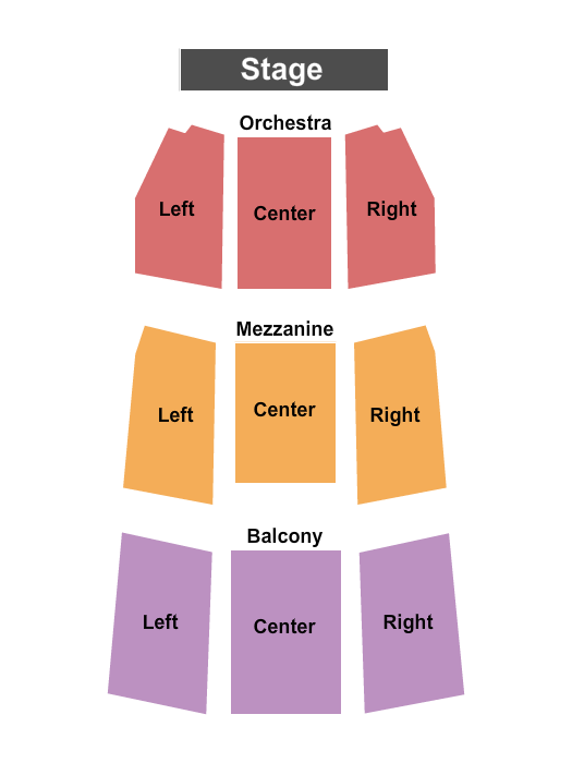 Norton Auditorium End Stage Seating Chart
