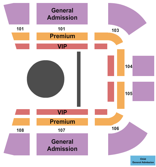 Nos Events Center Nuclear Circus Seating Chart