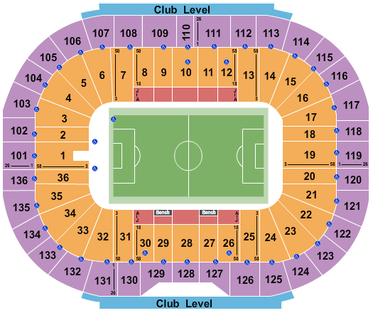 Notre Dame Stadium Soccer Seating Chart
