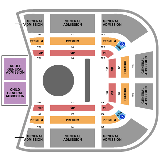 Savannah Exchange Club Fairgrounds Garden Bros Circus Seating Chart