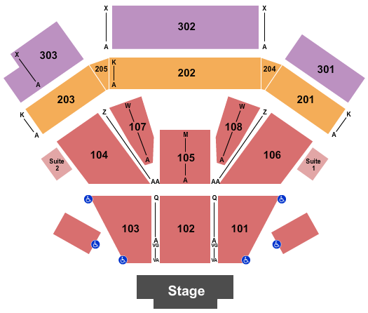 Nugget Event Center At Nugget Casino Resort Seating Chart