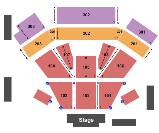 Nugget Ballroom At Nugget Casino Resort Endstage 2019 Seating Chart