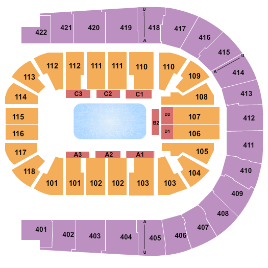 O2 Arena - London Disney On Ice Seating Chart