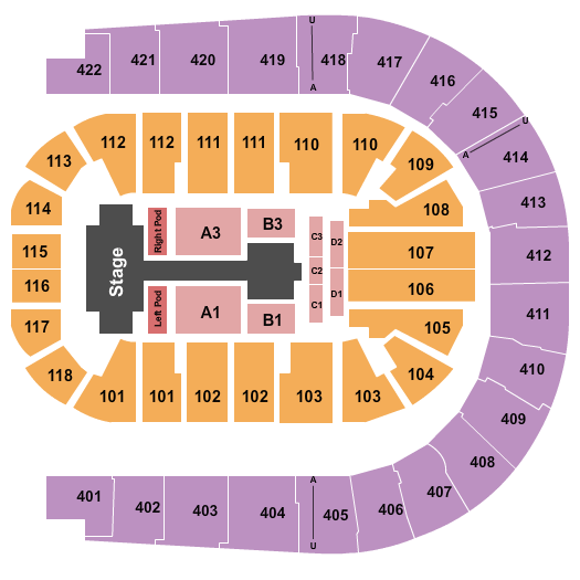 O2 Arena - London Harry Styles Seating Chart