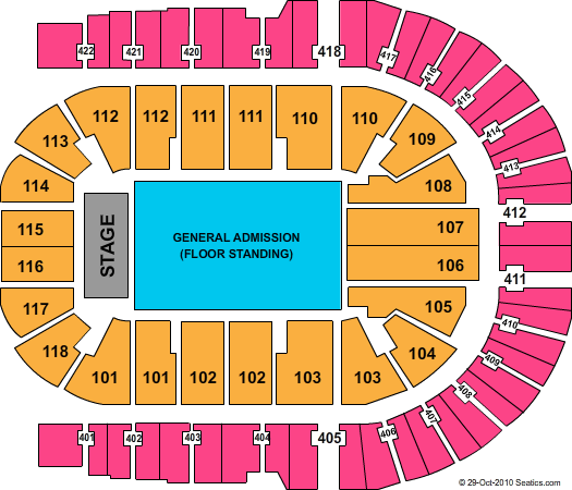 O2 Arena - London Lady Gaga Seating Chart